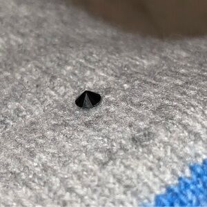 Loose Black Moissanite Round